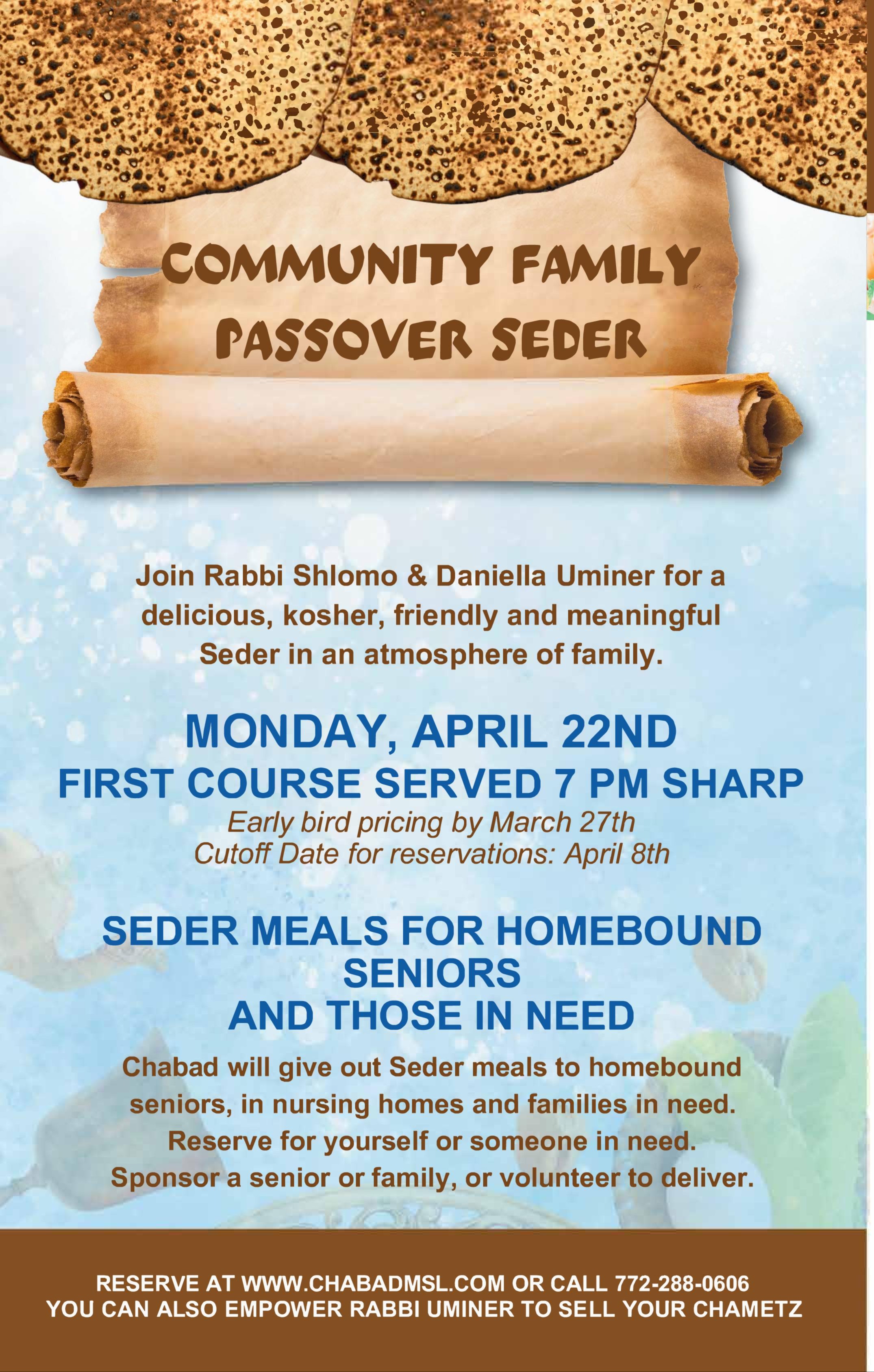 Seder Event Program Samples Community Family Seder | Page Not Found | Chabad Jewish Center of ...